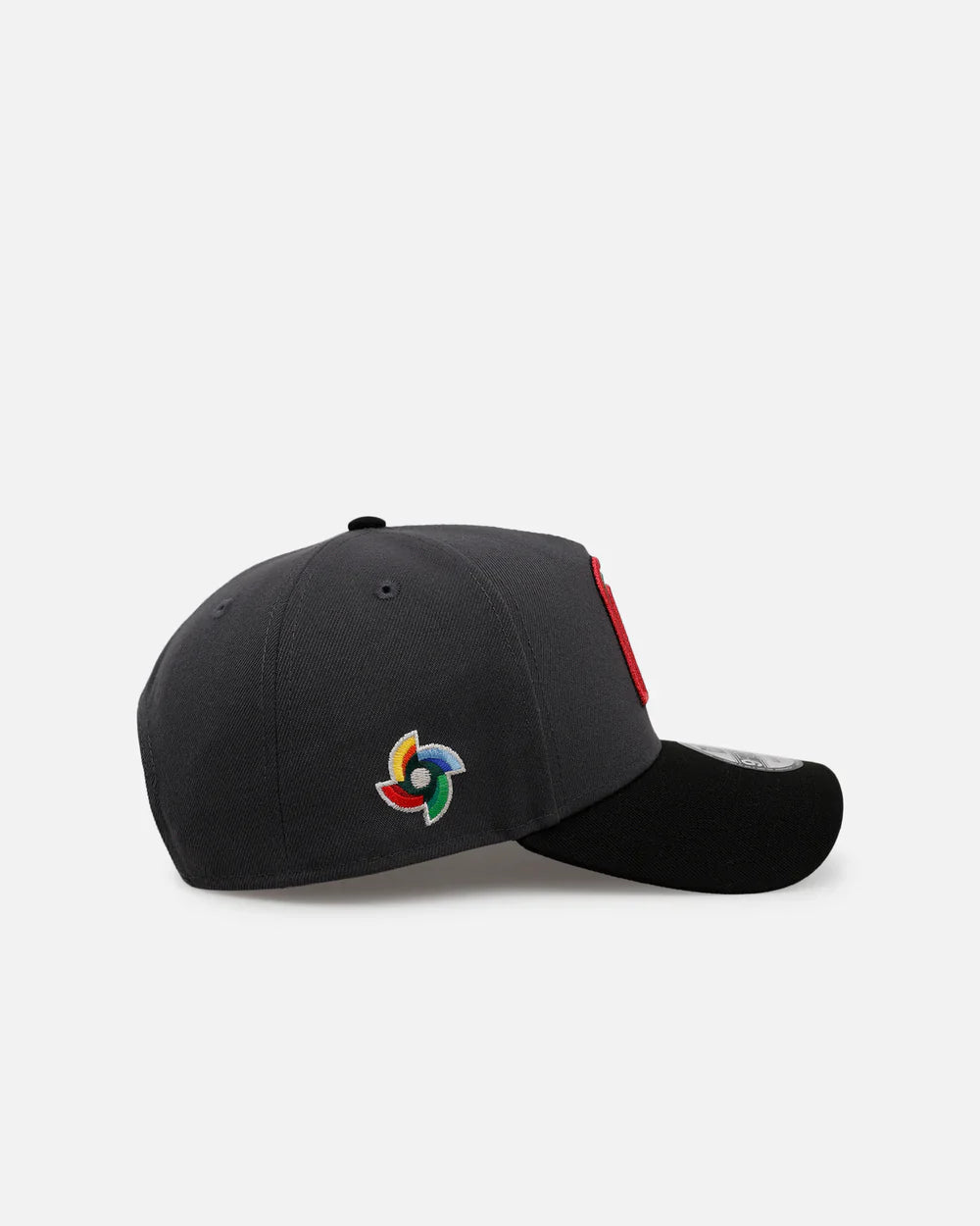 New Era Mexico WBC 9FORTY A-Frame Snapback Hat-Graphite Grey