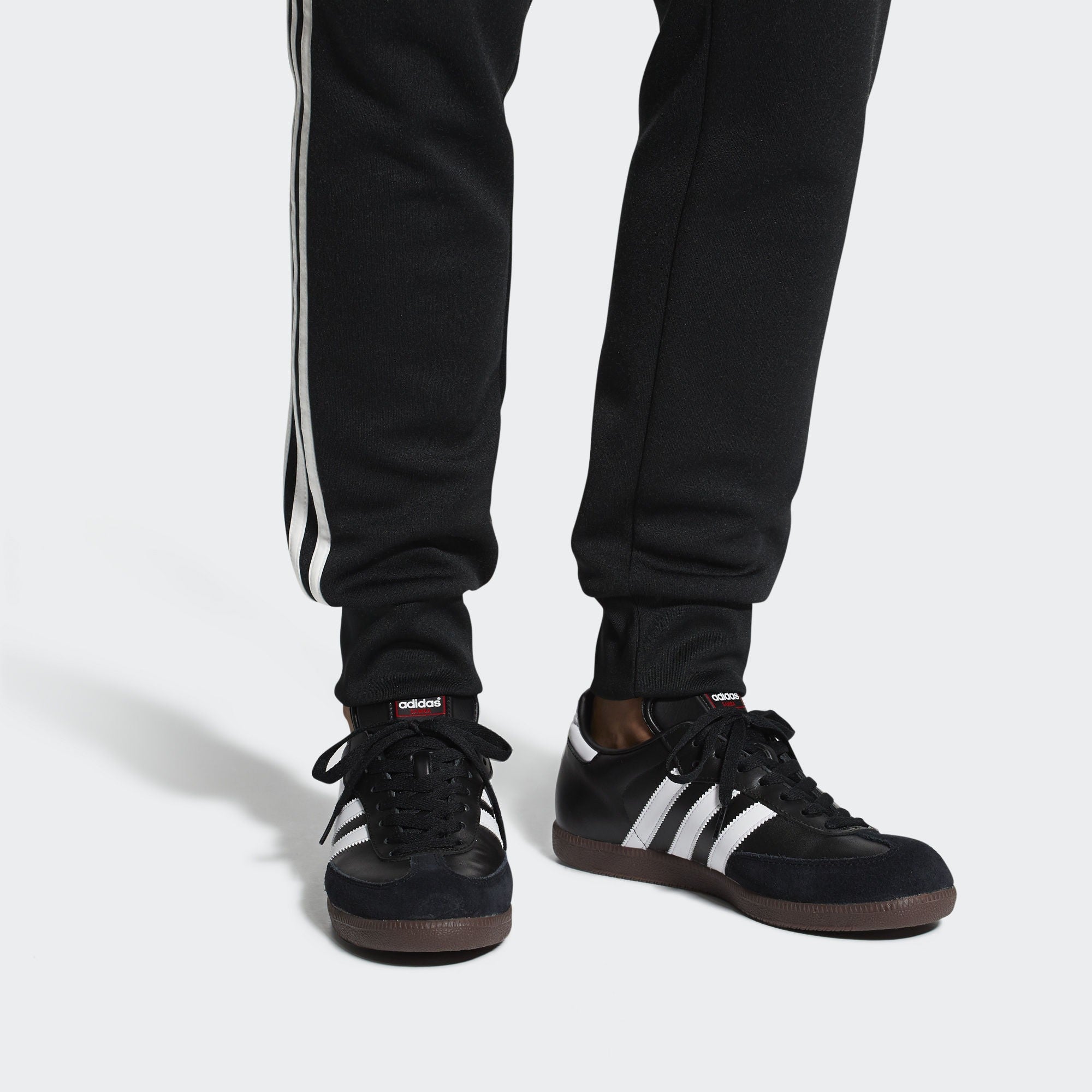 adidas Samba Leather Indoor Shoes Classic - Black/White