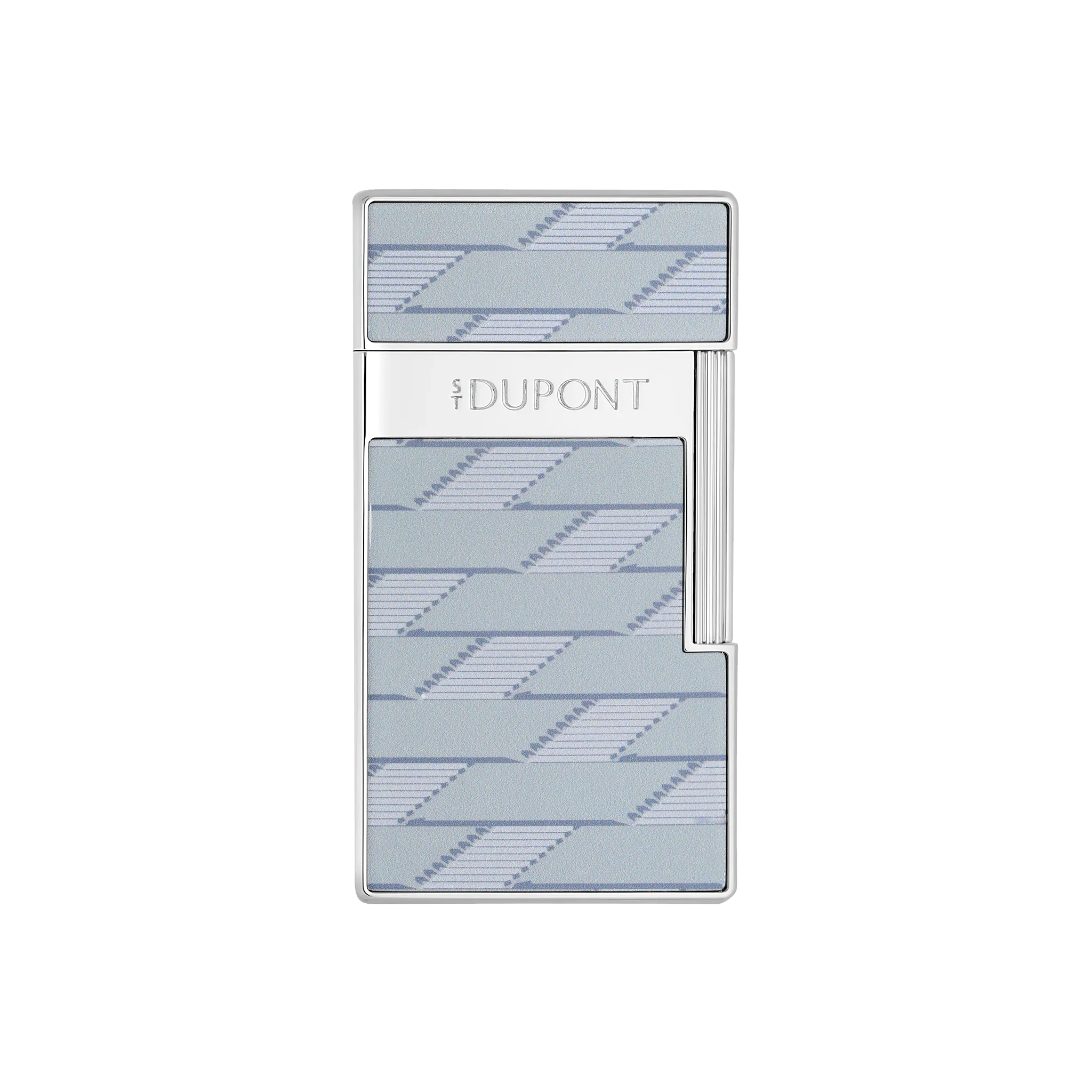 S.T. DUPONT Biggy Monogram 1872 Grey Lacquered Lighter/Briquet 025080