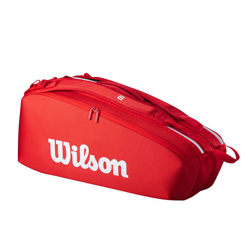 Wilson Super Tour Red 6 Pack Tennis Bag 2025