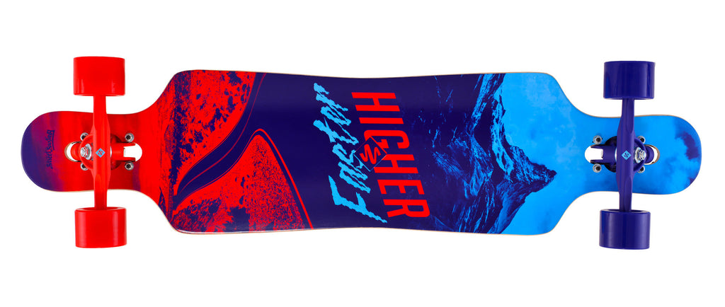 Street Surfing Longboard Higher Faster Drop Through 9.5" x 39"