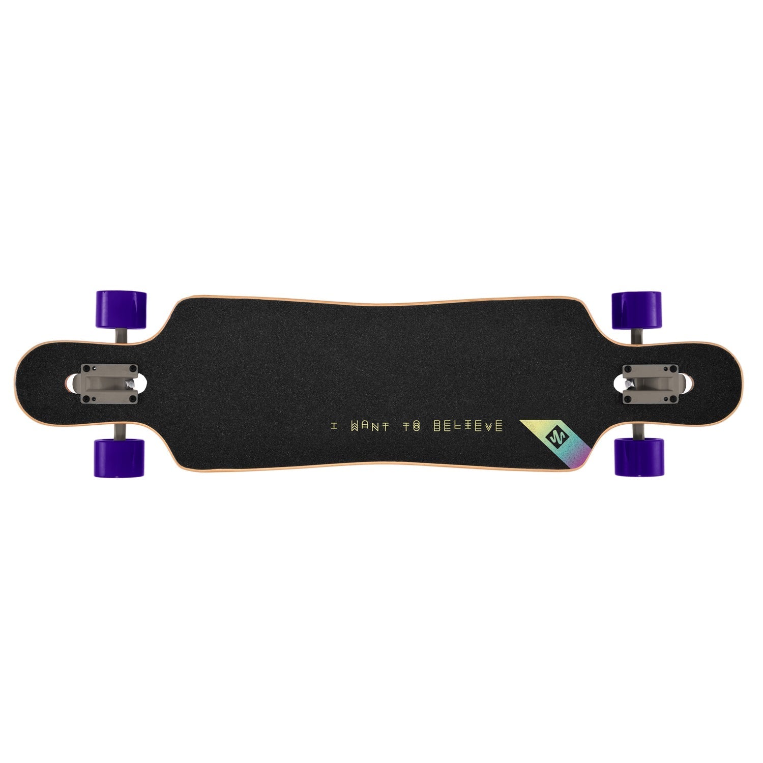 Street Surfing Longboard I Want to Believe Drop Through 9.5" x 39"