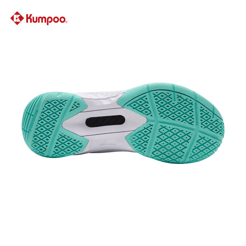 Kumpoo KH-J08 Badminton Shoe (White/Green)