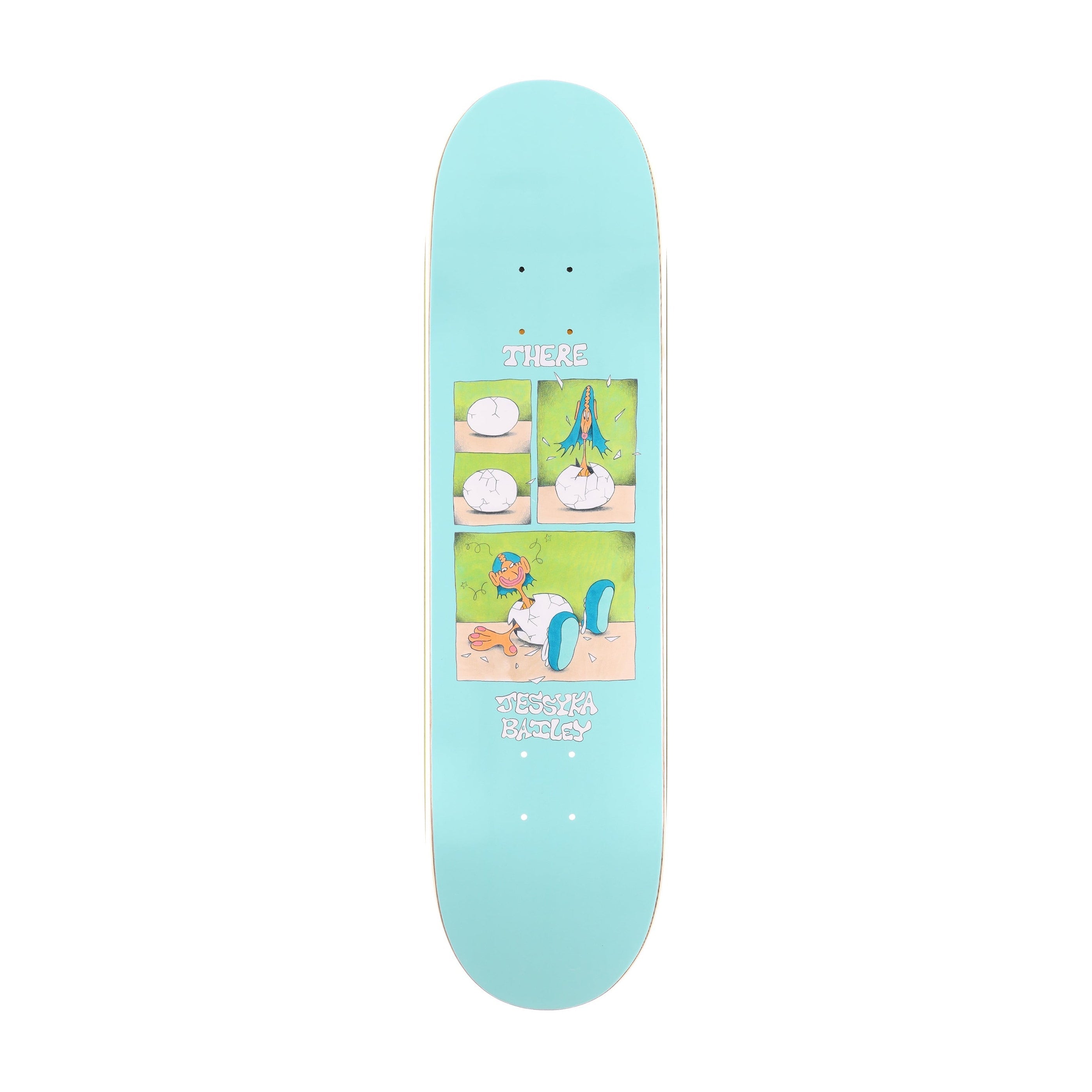 There Skateboard Deck Jessyka Beginnings Teal 8.06" x 31.8"