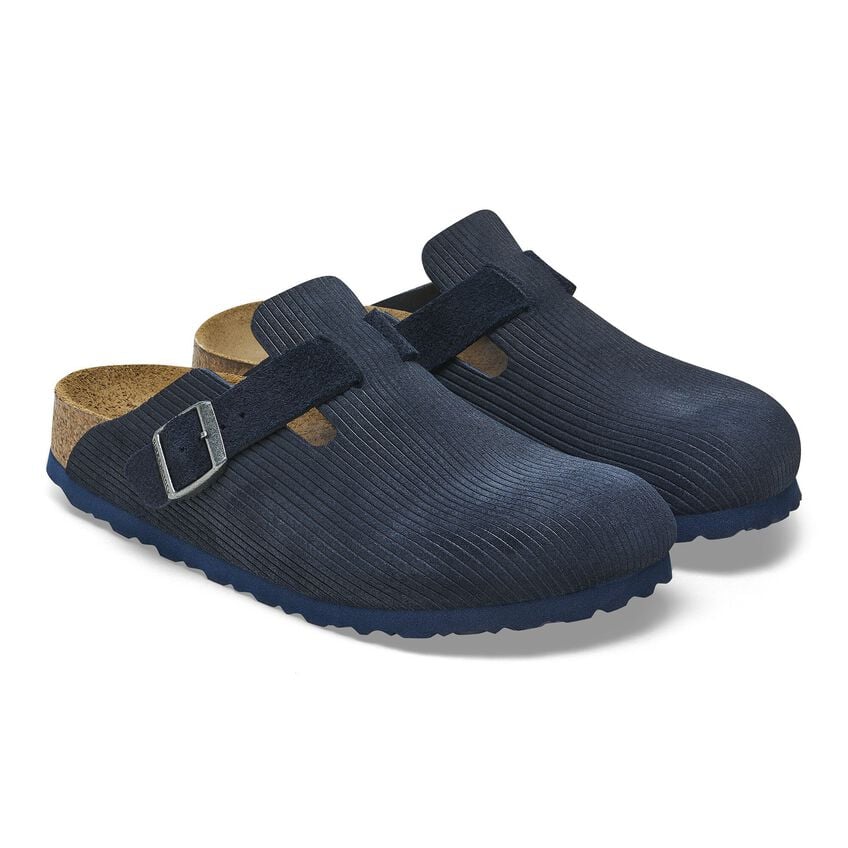 Men's Boston Suede Embossed Corduroy Midnight Regular/Wide