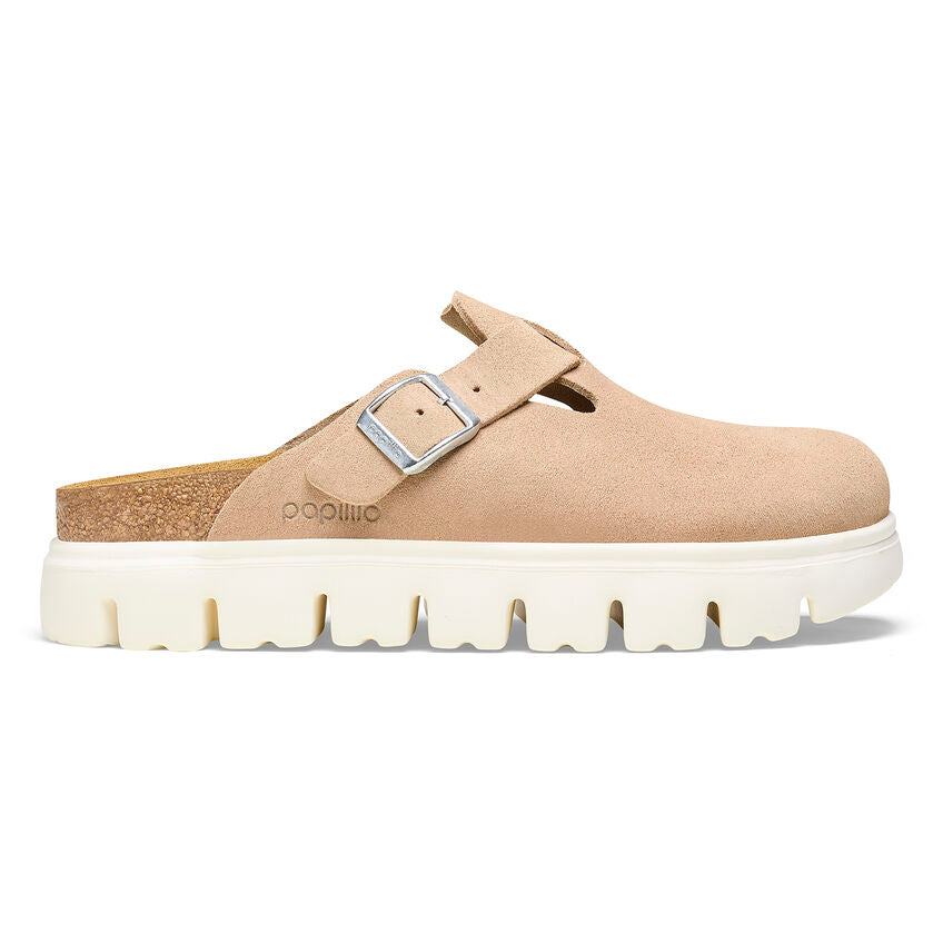 Unisex Boston Chunky Suede Leather Warm Sand Medium/Narrow