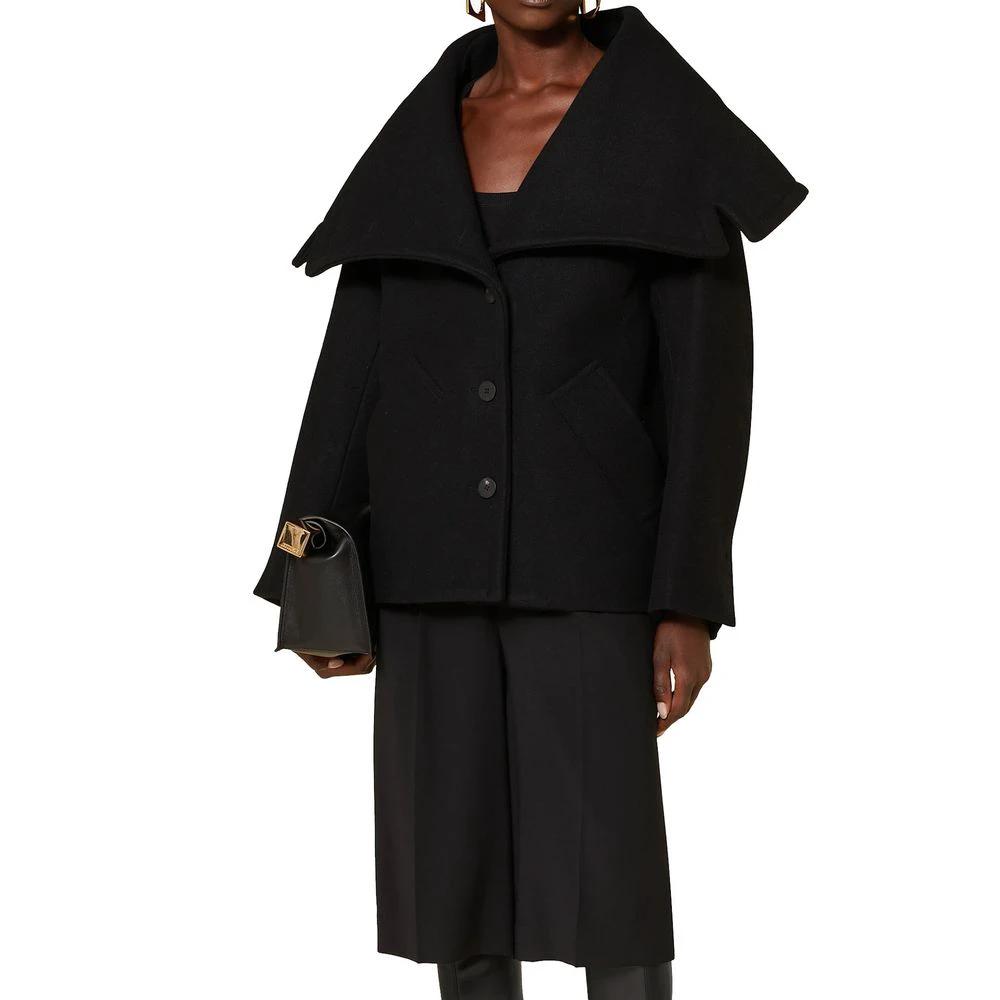 Jacquemus Black Virgin Wool Full-Length Jacket