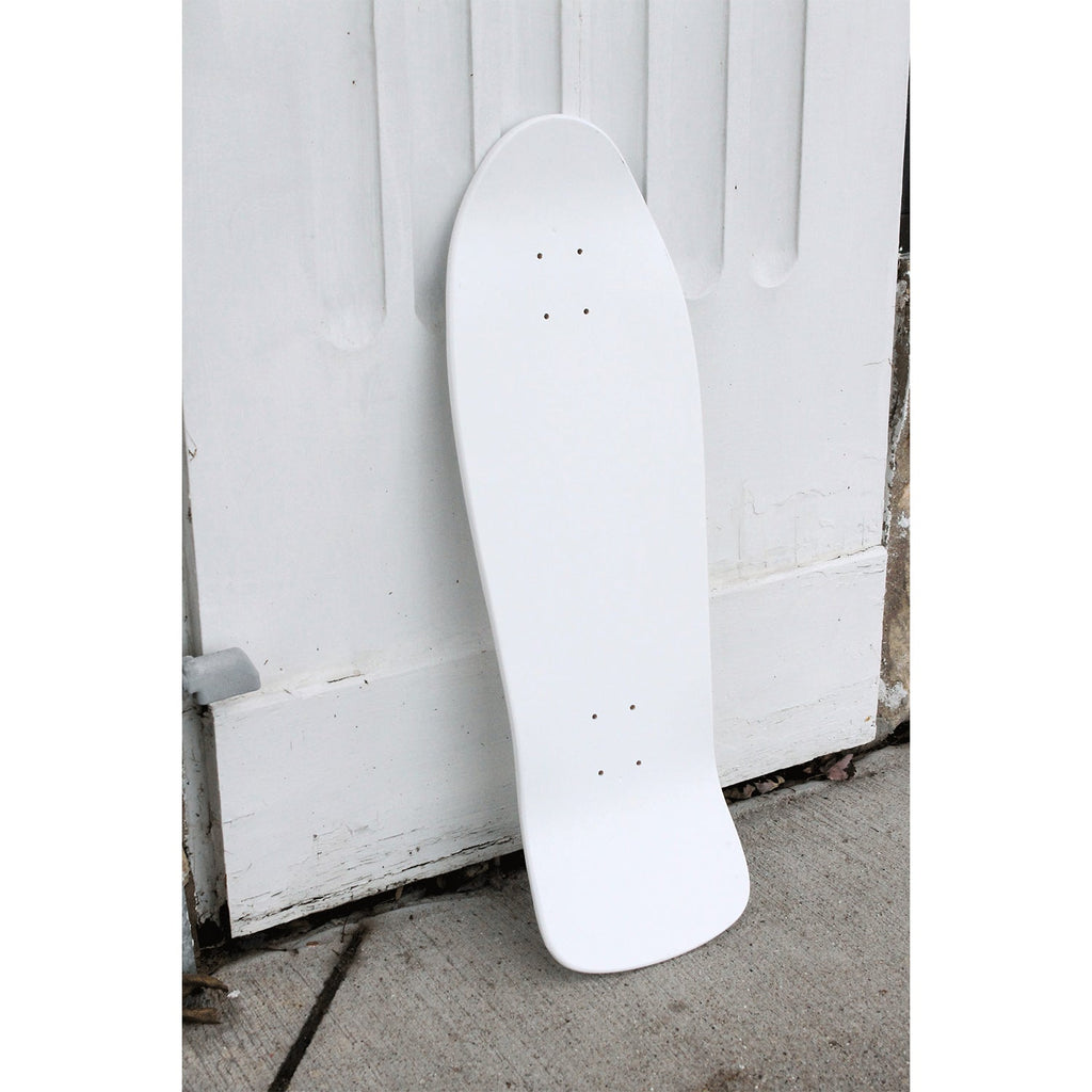 Moose Old School Deck 10" x 30" White with Griptape