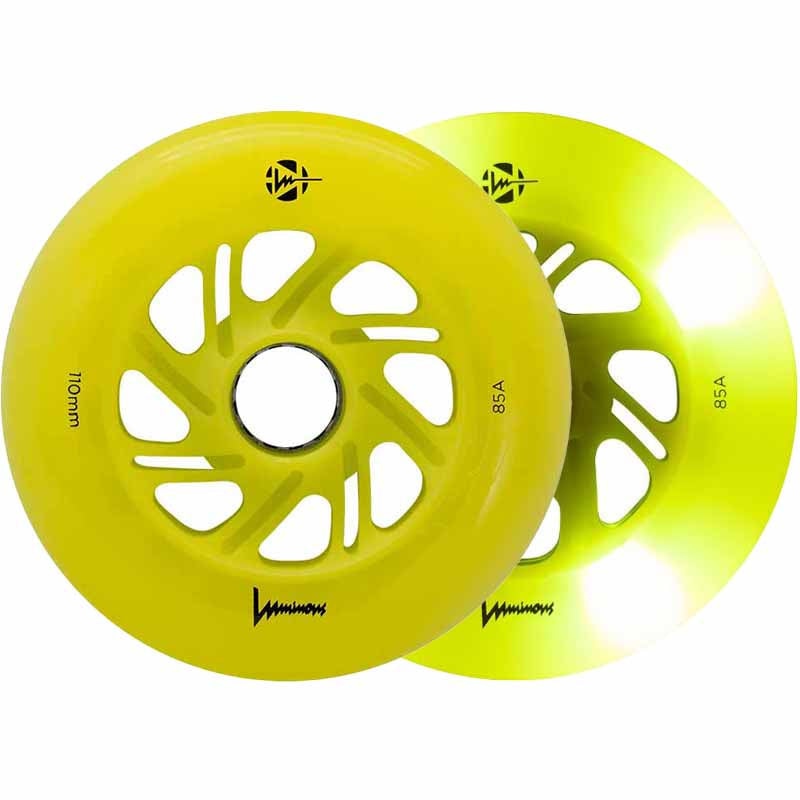 Luminous LED 110mm/85A Wheels (Pack of 3)