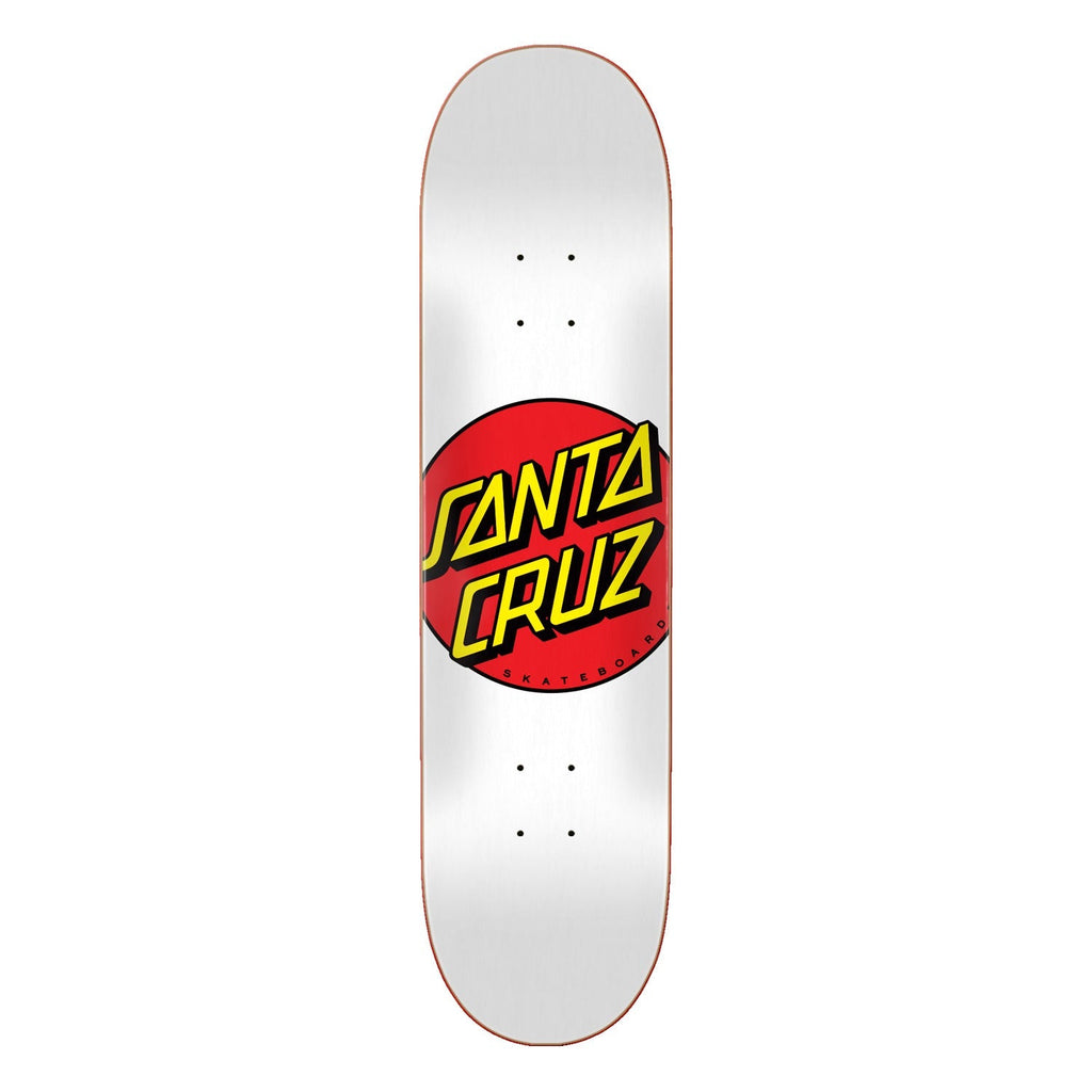 Santa Cruz Deck Classic Dot White 8.0" x 31.62"
