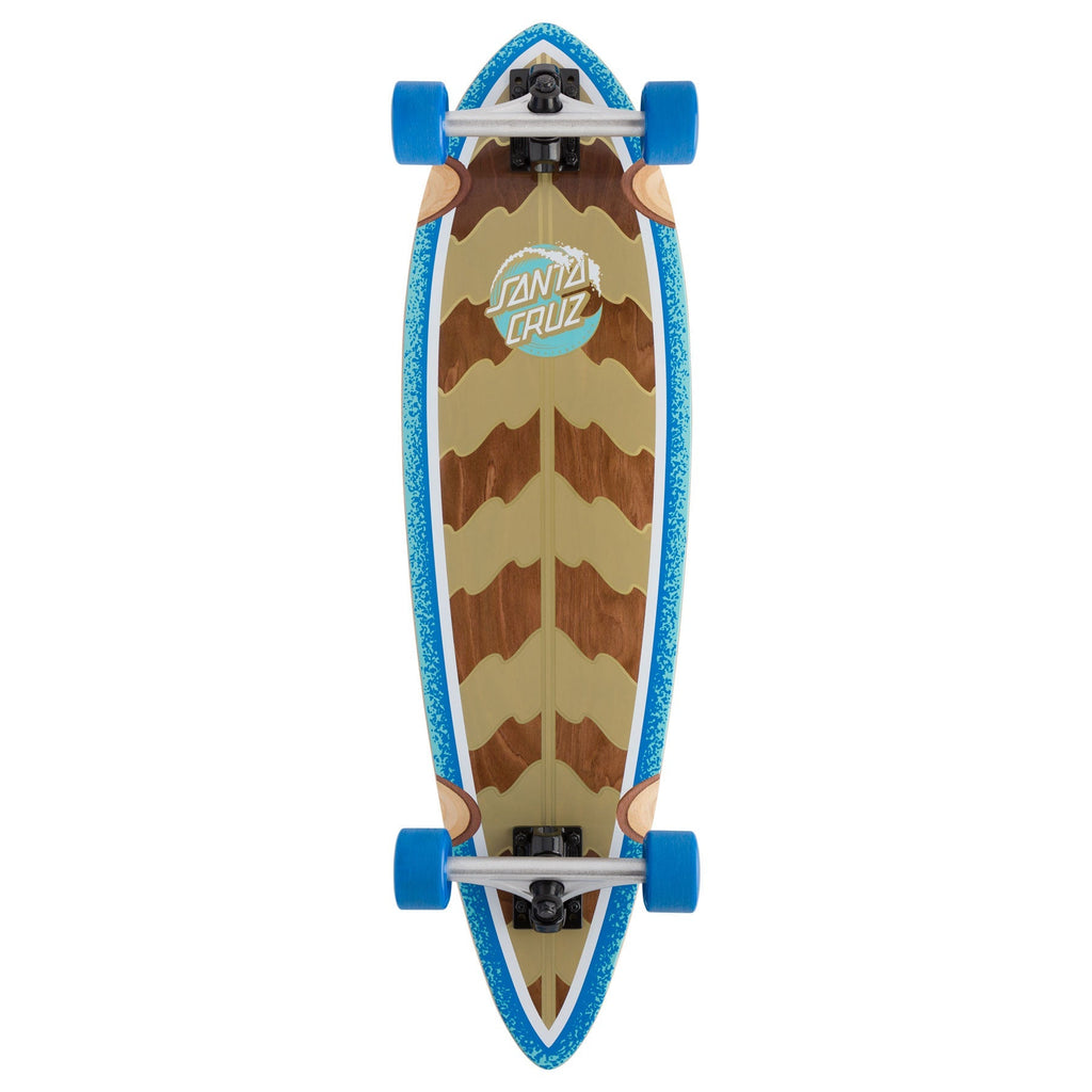 Santa Cruz Longboard Stipple Wave Dot Pintail 9.20" x 33"