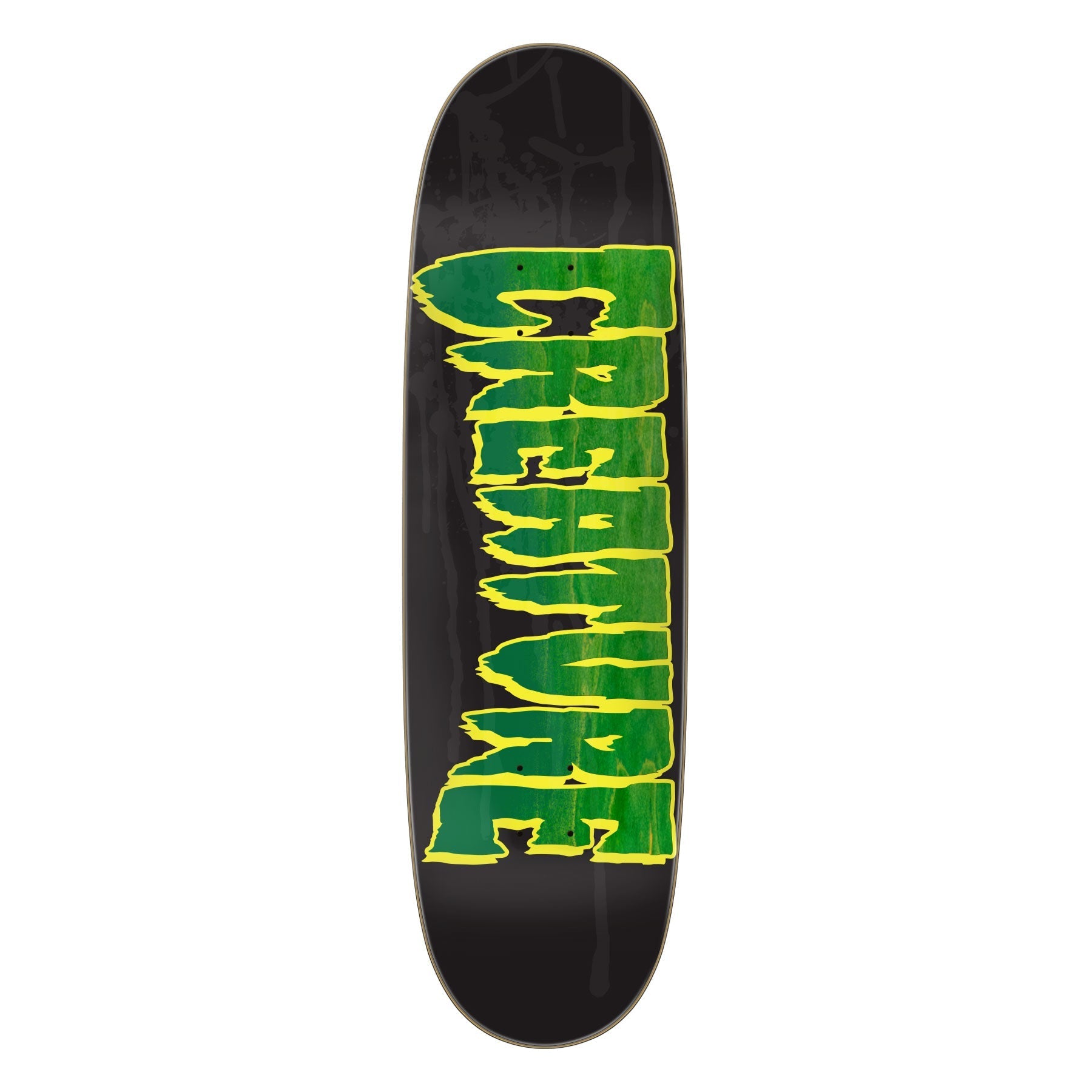 Creature Skateboard Deck Logo Spray Black 9.0" x 32"