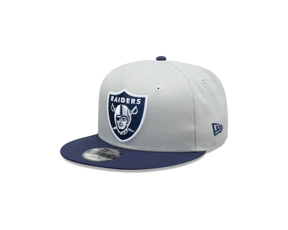 New Era Las Vegas Raiders 2-Tone Color Pack 9FIFTY Snapback Hat-Grey/Navy