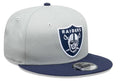 New Era Youth Las Vegas Raiders 2-Tone Color Pack 9FIFTY Snapback Hat-Grey/Navy