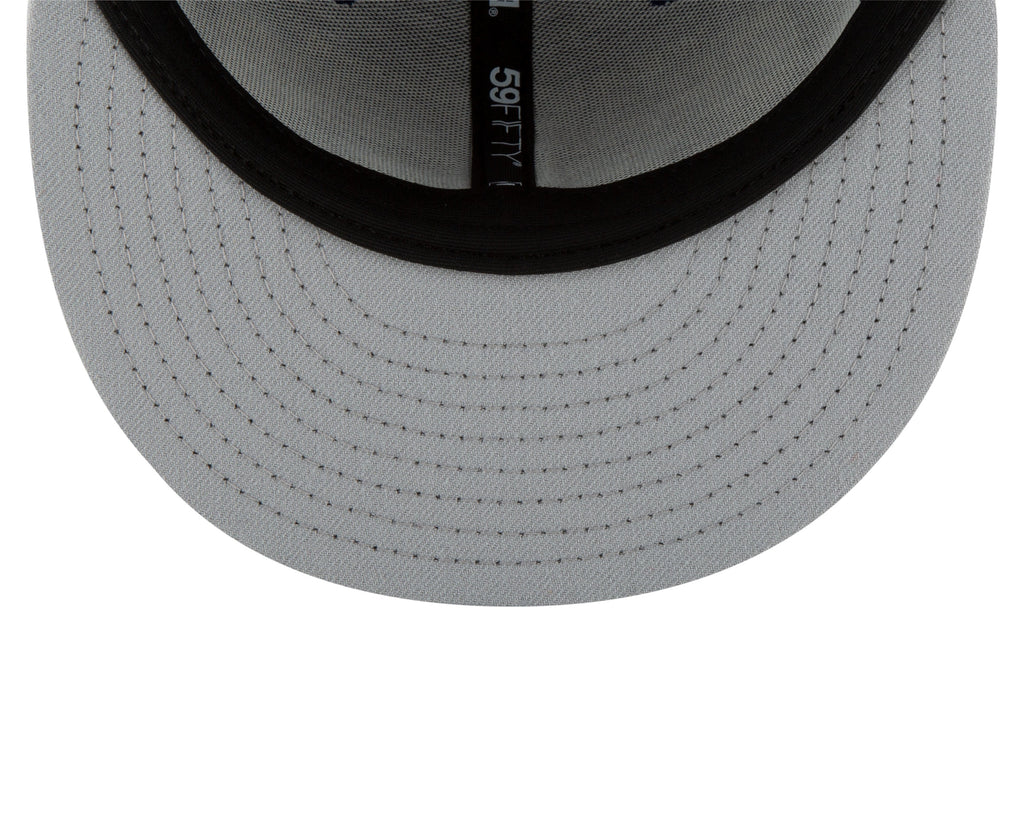 MLB Batterman Logo New Era Men's Black on Black 59Fifty Fitted Hat