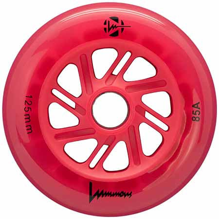 Luminous LED 125mm/85A Wheels (Pack of 3)