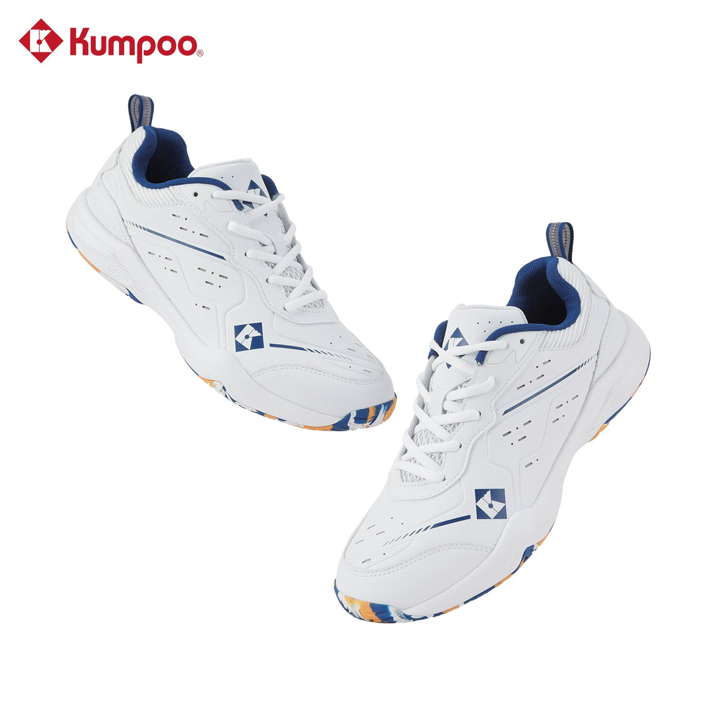Kumpoo KH-E317 Badminton Shoe (White/Blue)