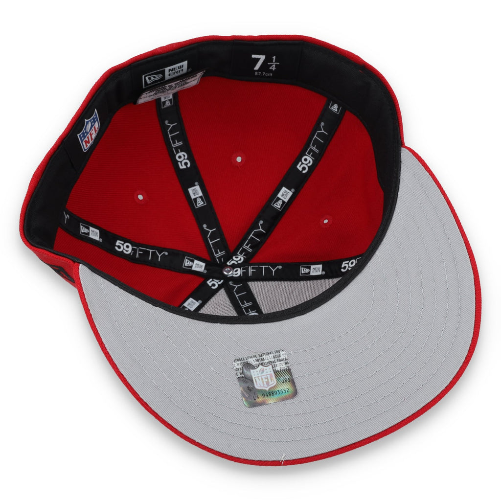 New Era San Francisco 49ers Super Bowl LVIII Side Patch 59FIFTY Fitted Hat-Red