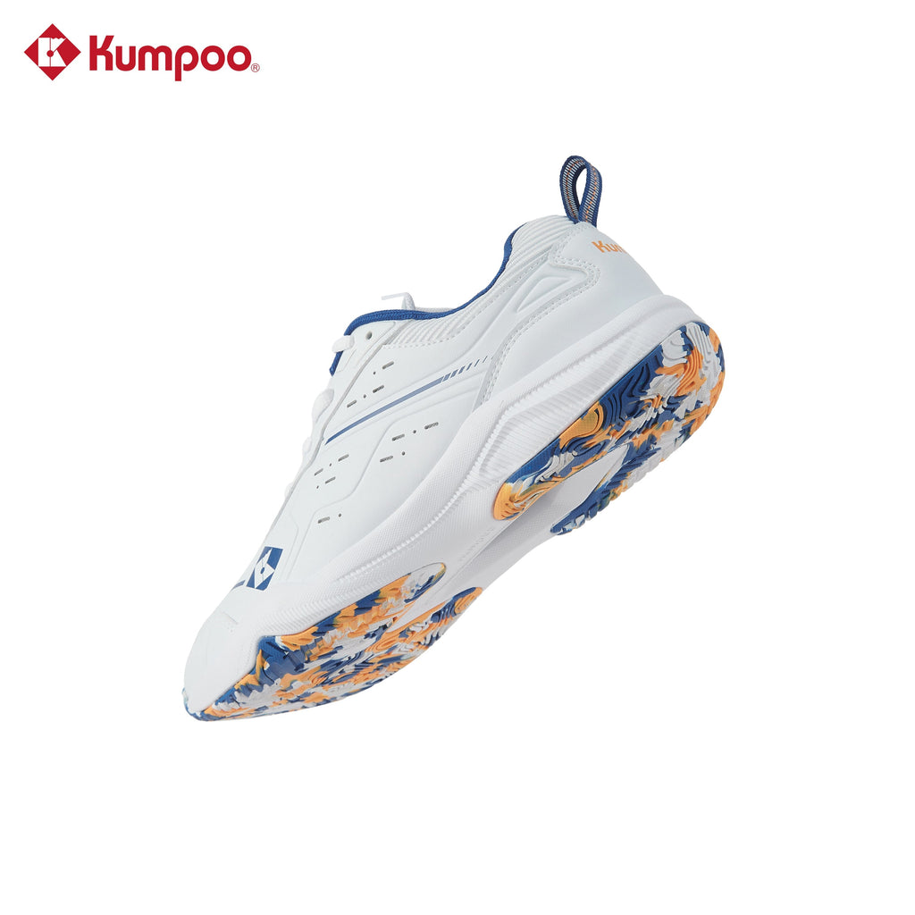 Kumpoo KH-E317 Badminton Shoe (White/Blue)