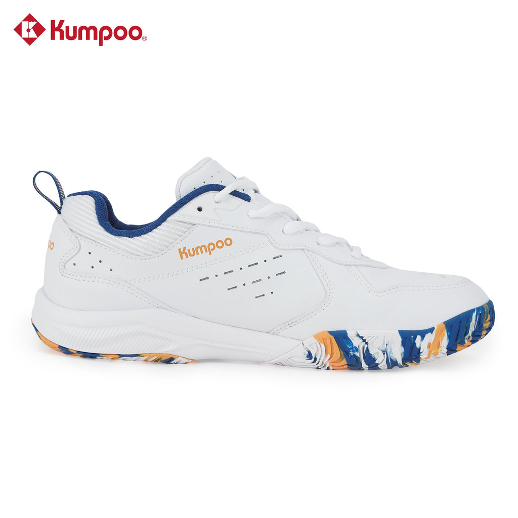 Kumpoo KH-E317 Badminton Shoe (White/Blue)