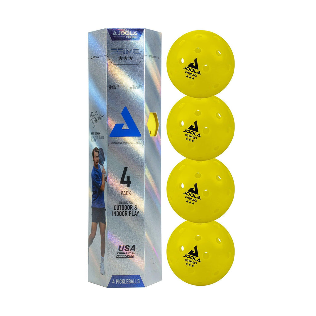 JOOLA Pickleball Set 2x Astro Paddle + 4er Primo Ballset