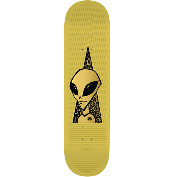 Alien Workshop Popson Visitor Gold Deck - 8.75″ Yellow