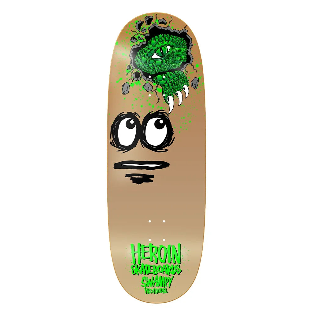 Heroin Swampy Egg Skateboard Deck - 11"
