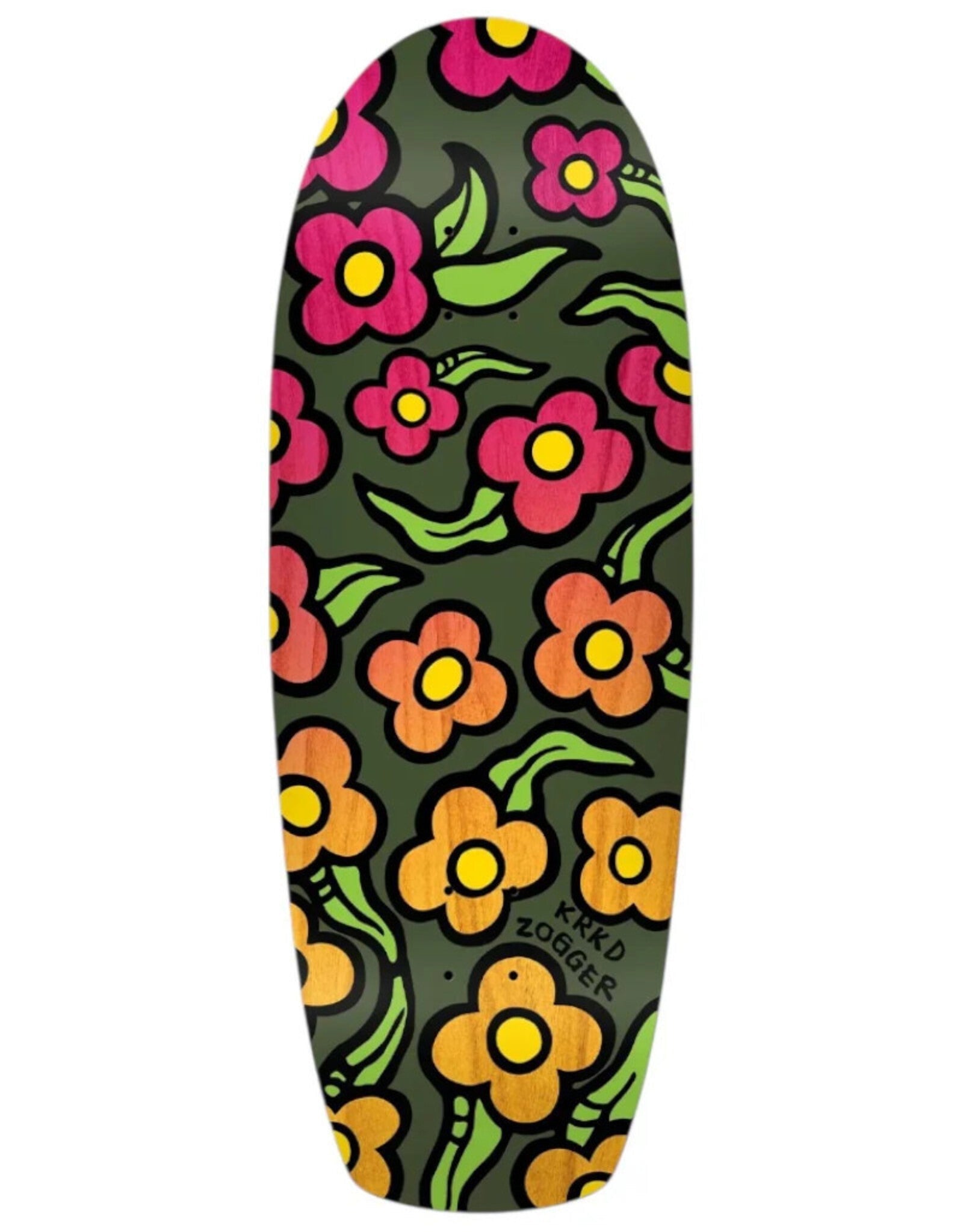 Krooked Zogger Wildstyle Skateboard Deck - 10.75"
