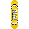 Real Classic Oval Skateboard Deck - 8.06″ Yellow