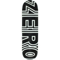 Zero Bold Skateboard Deck 7.5″ - Black/White