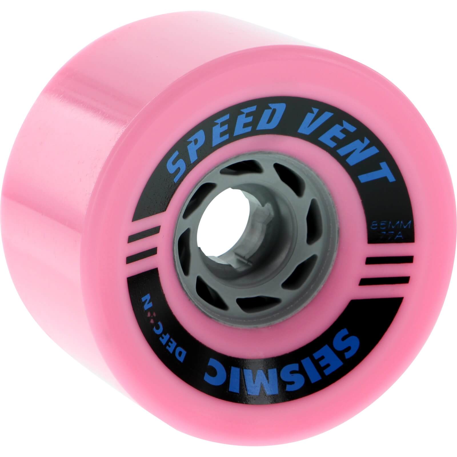 Seismic Speed Vent Defcon Wheels 85x52mm 77a - Bubblegum/Grey (Set of 4)