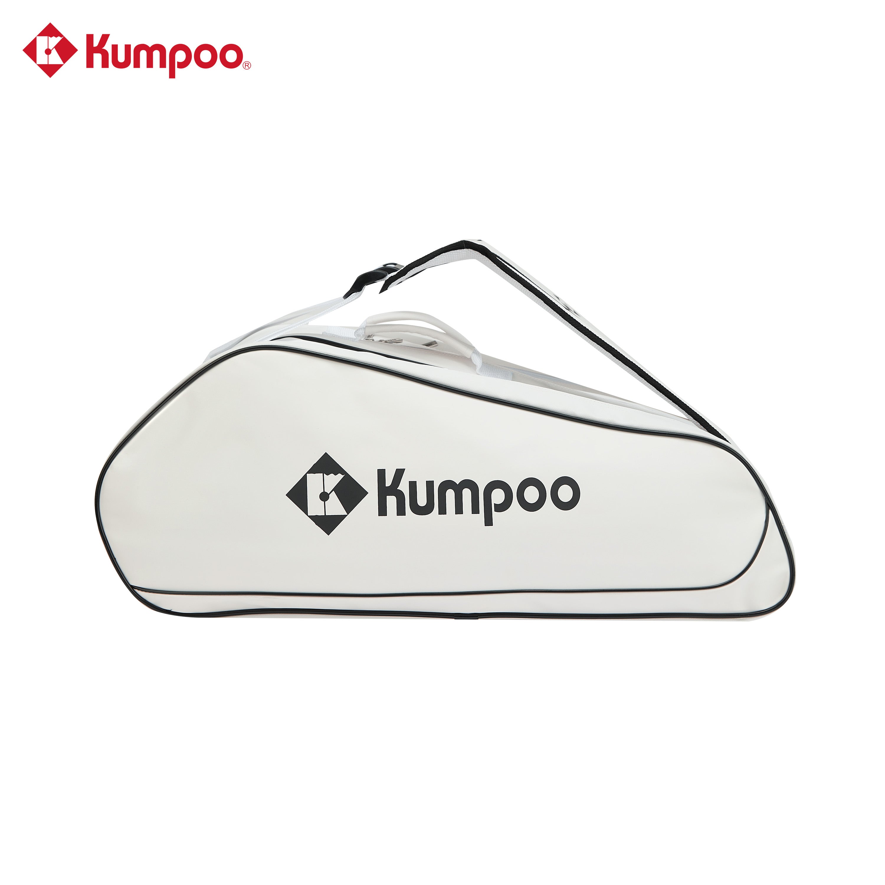 Kumpoo Badminton Bag- KB-591 [9 PK] (White/Black)