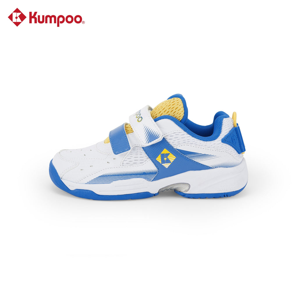 Kumpoo KHS-J20 Badminton Shoe(White/Blue)