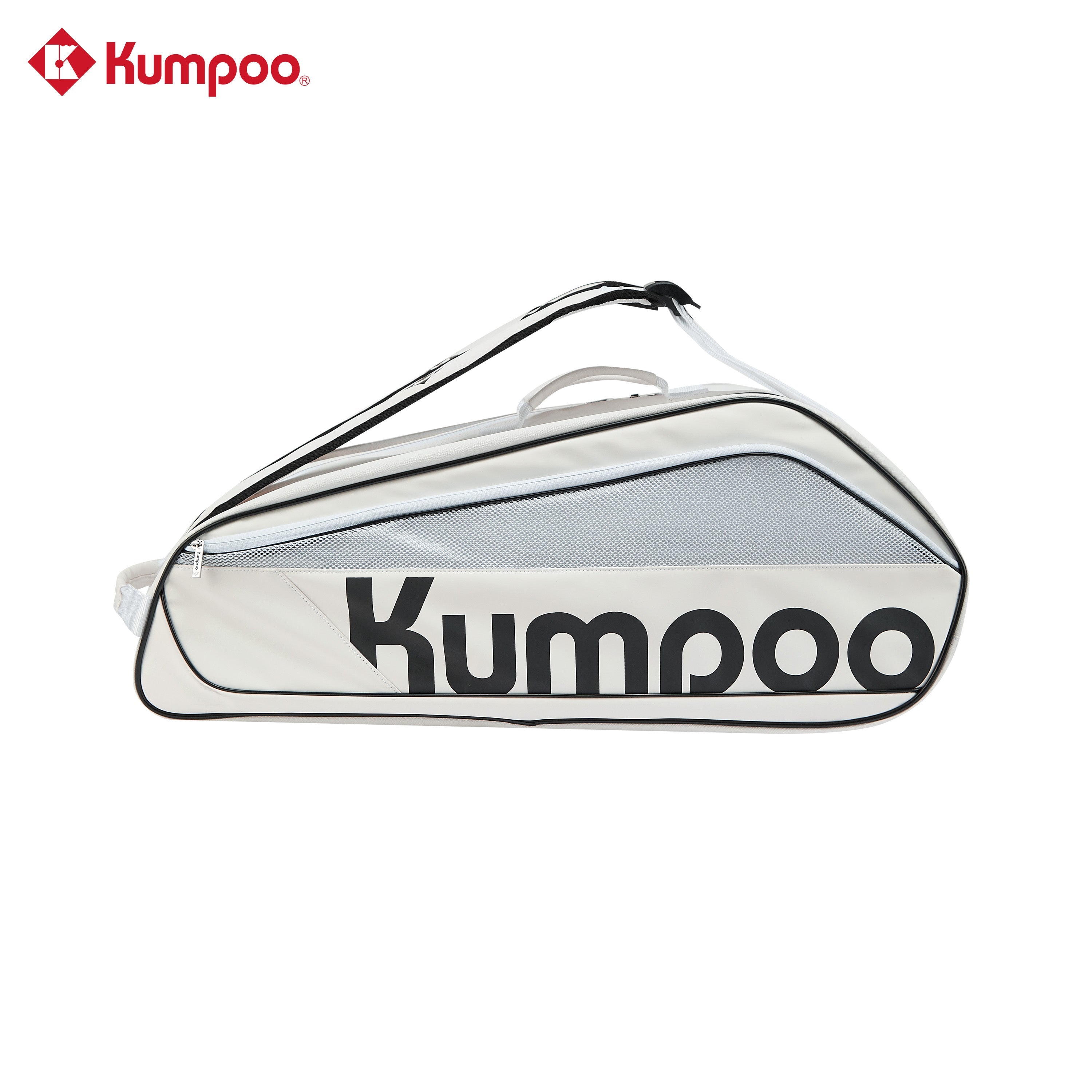 Kumpoo Badminton Bag- KB-591 [9 PK] (White/Black)