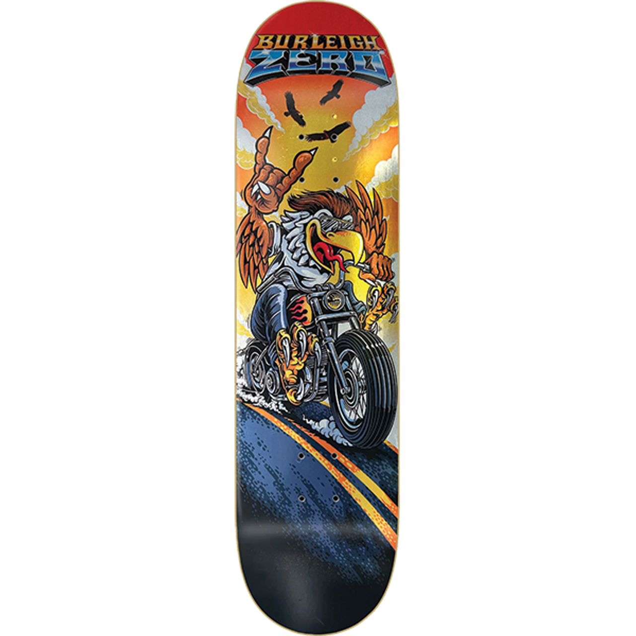 Zero Burleigh Rockin' Eagle Skateboard Deck - 8.5"