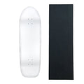 Moose Old School Deck 10" x 33" White with Griptape