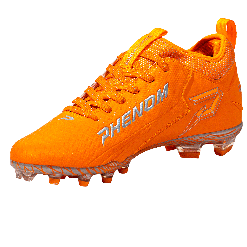 Phenom Elite Quantum Speed 2.0 Football Cleats - Orange