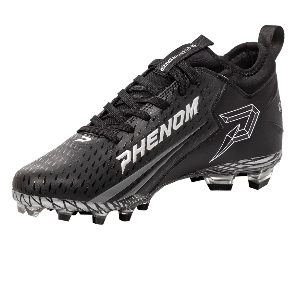 Phenom Elite Quantum Speed 2.0 Football Cleats - Black
