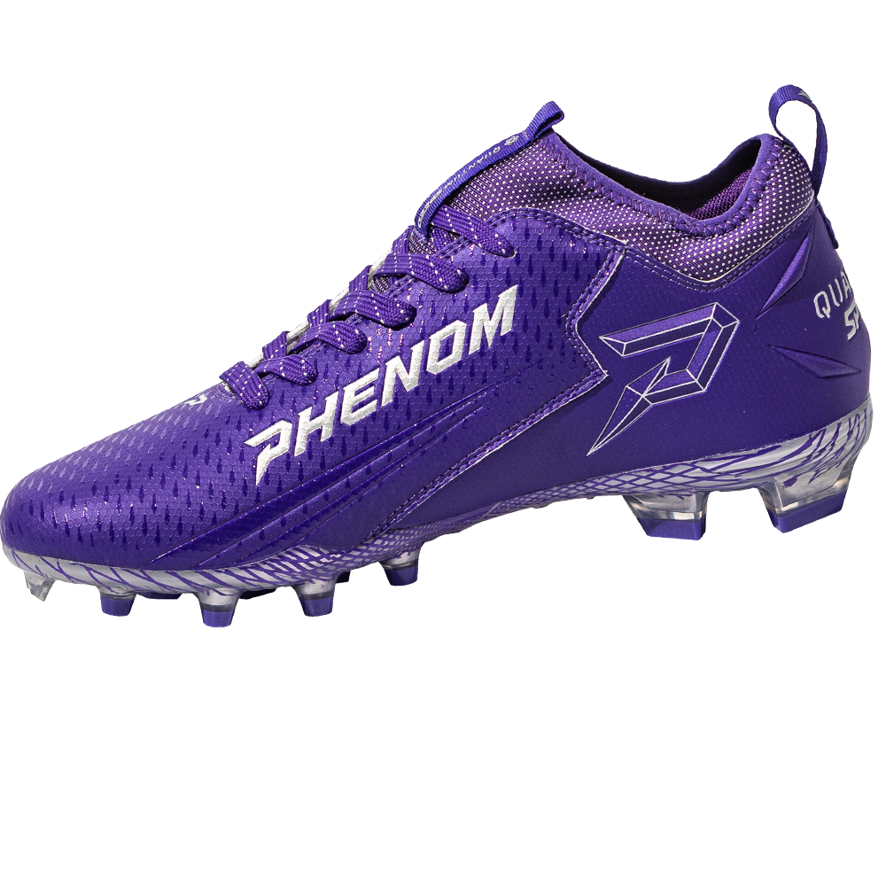 Phenom Elite Quantum Speed 2.0 Football Cleats - Purple