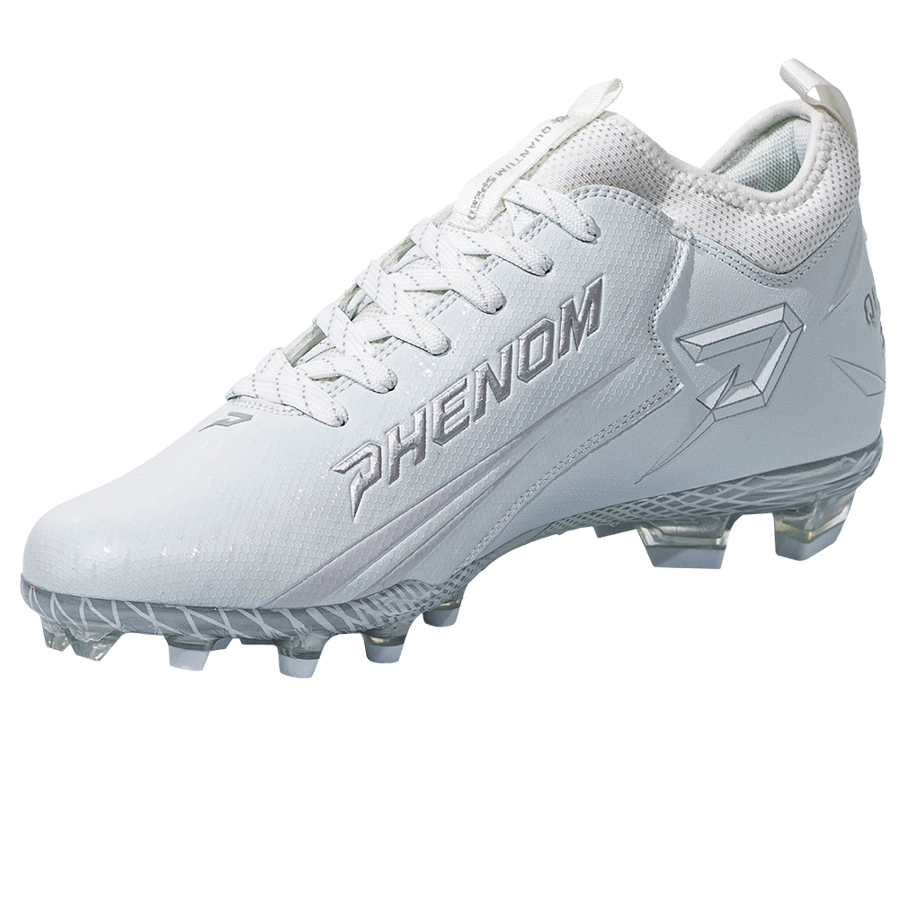 Phenom Elite Quantum Speed 2.0 Football Cleats - White