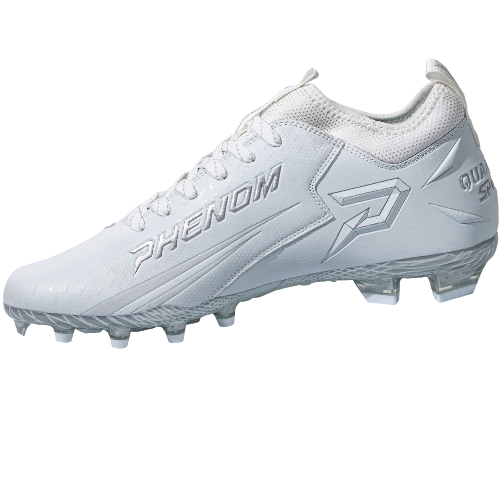 Phenom Elite Quantum Speed 2.0 Football Cleats - White
