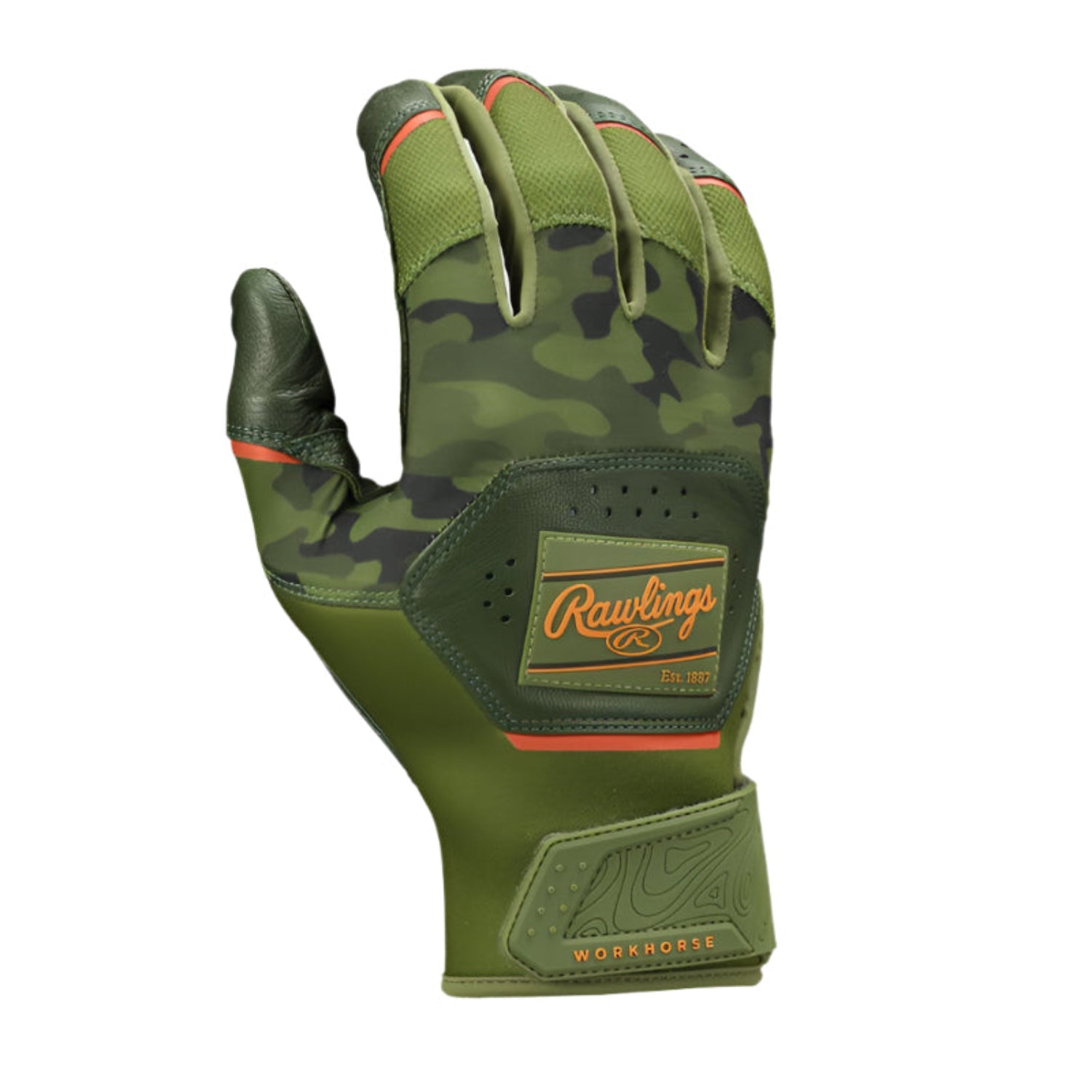 2025 Rawlings Workhorse Adult Baseball Batting Gloves - WH25BG