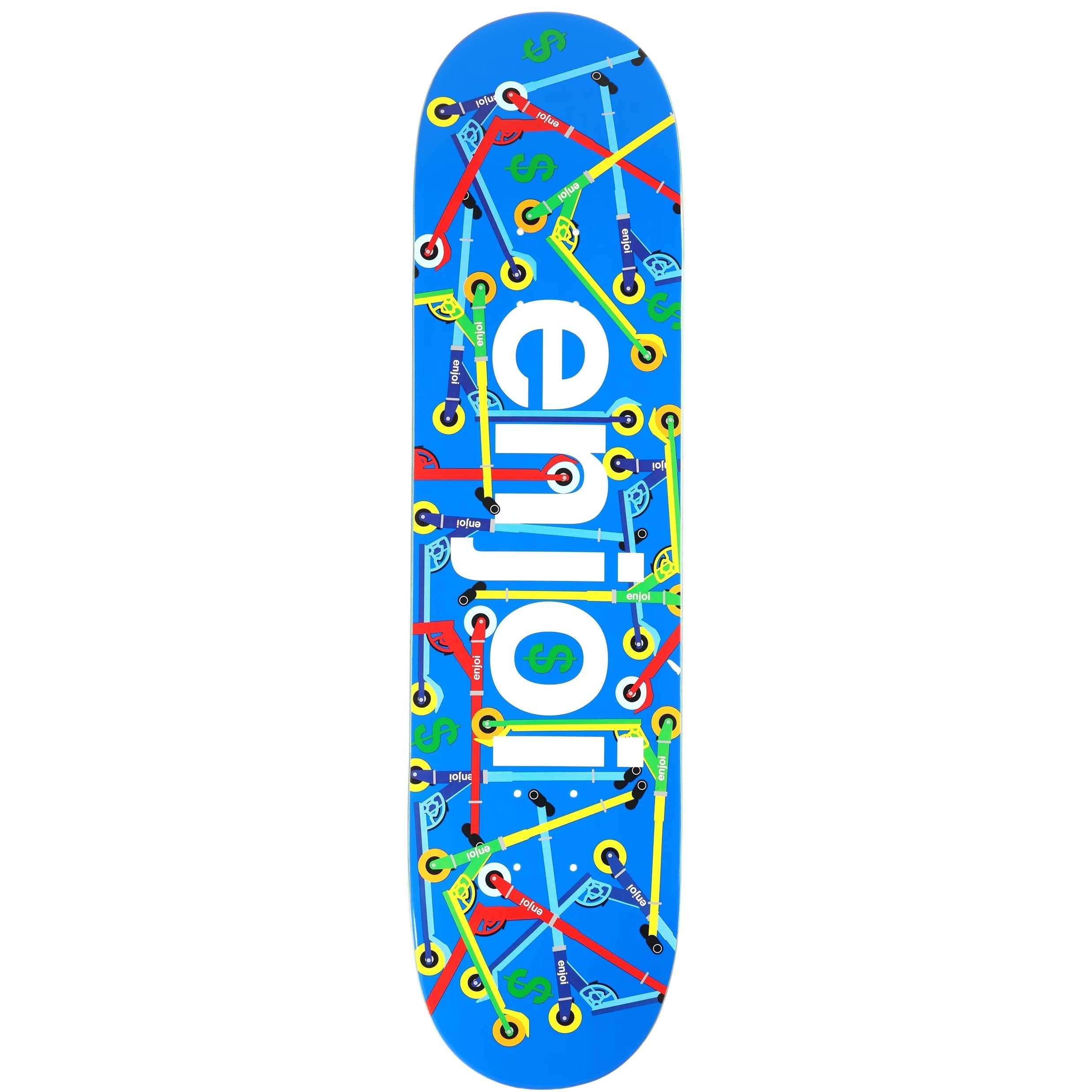 Enjoi Skateboard Deck Big Box Scooters 8.0" x 31.63"