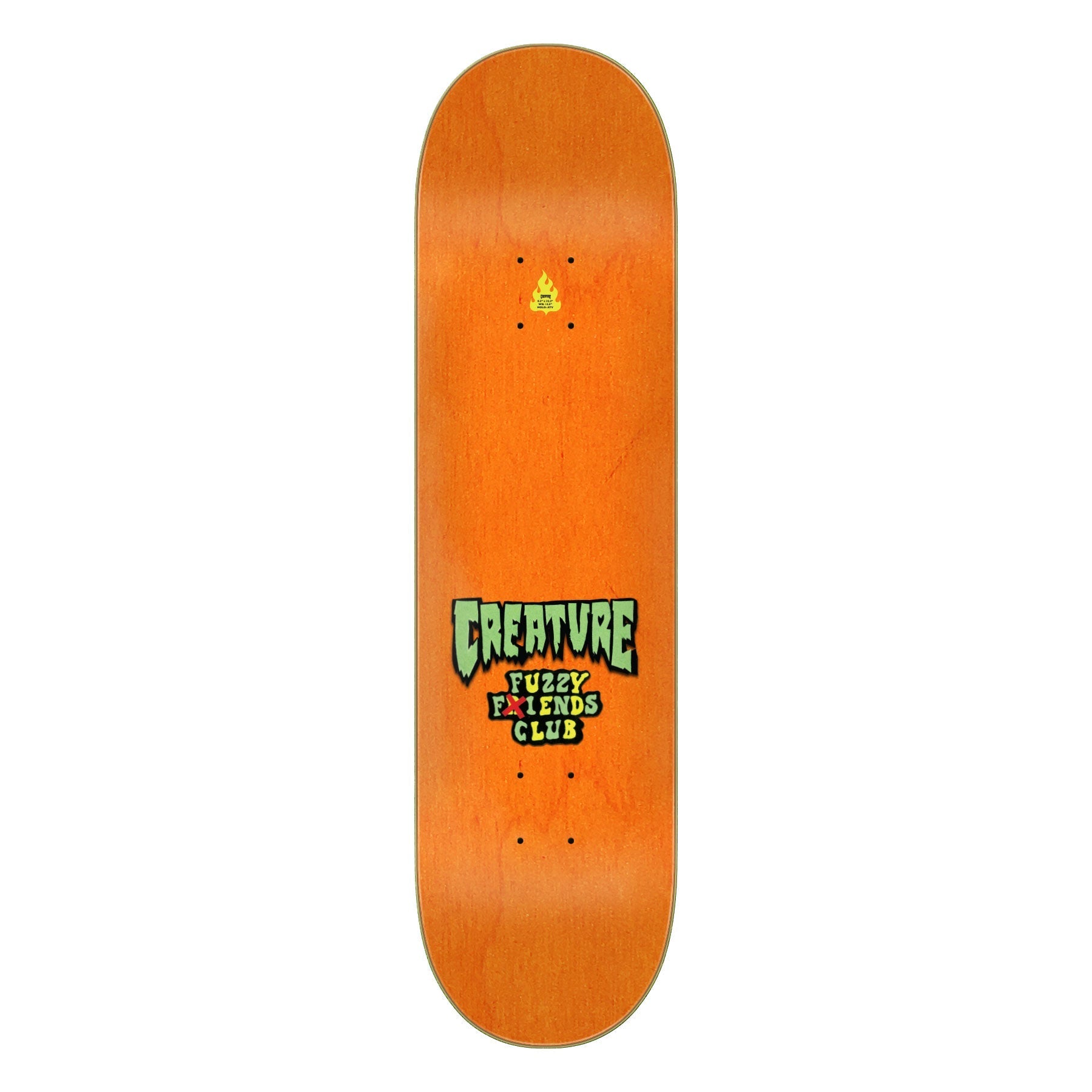 Creature Skateboard Deck Gravette Fuzzy Creature Fiends 8.3" x 32.2"