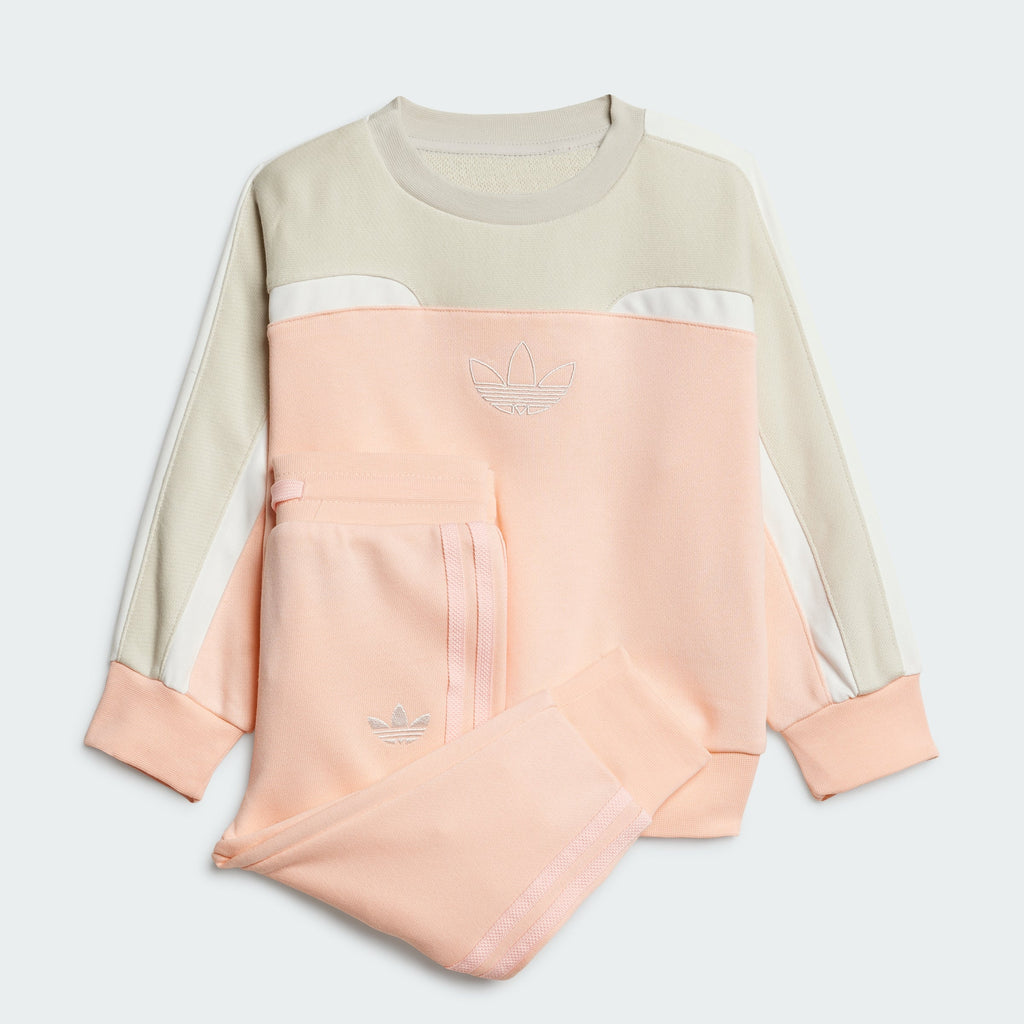 Kids' adidas Oversized Crew Set Kids