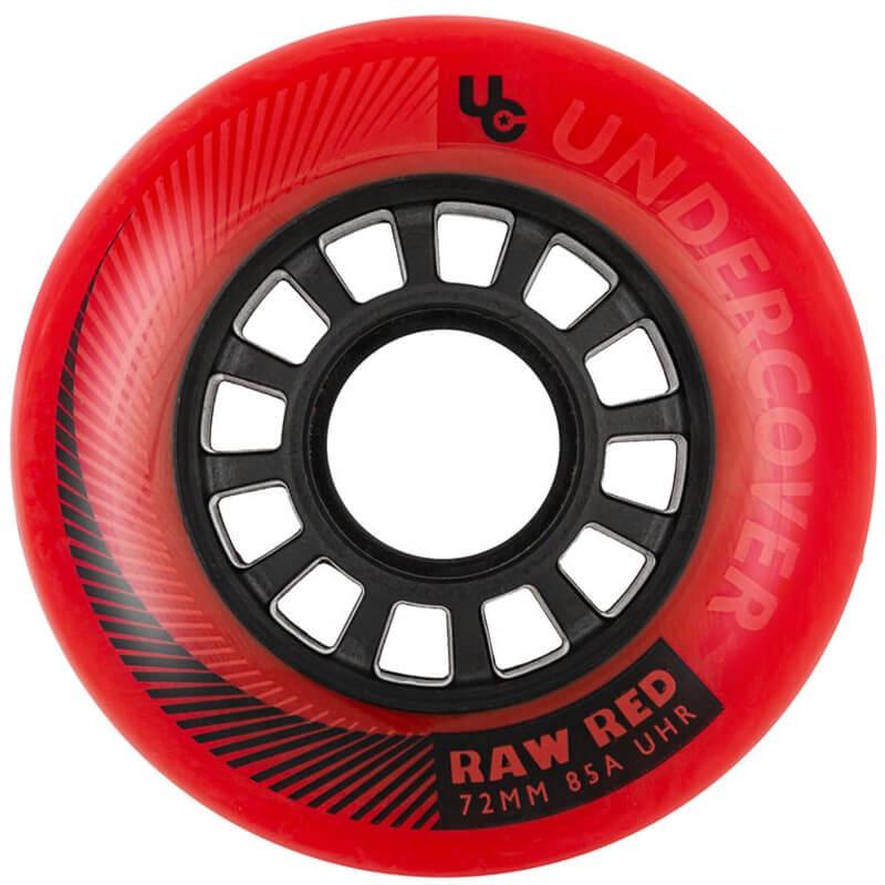 Undercover Raw Red 72mm/85A Wheels (Pack of 4)
