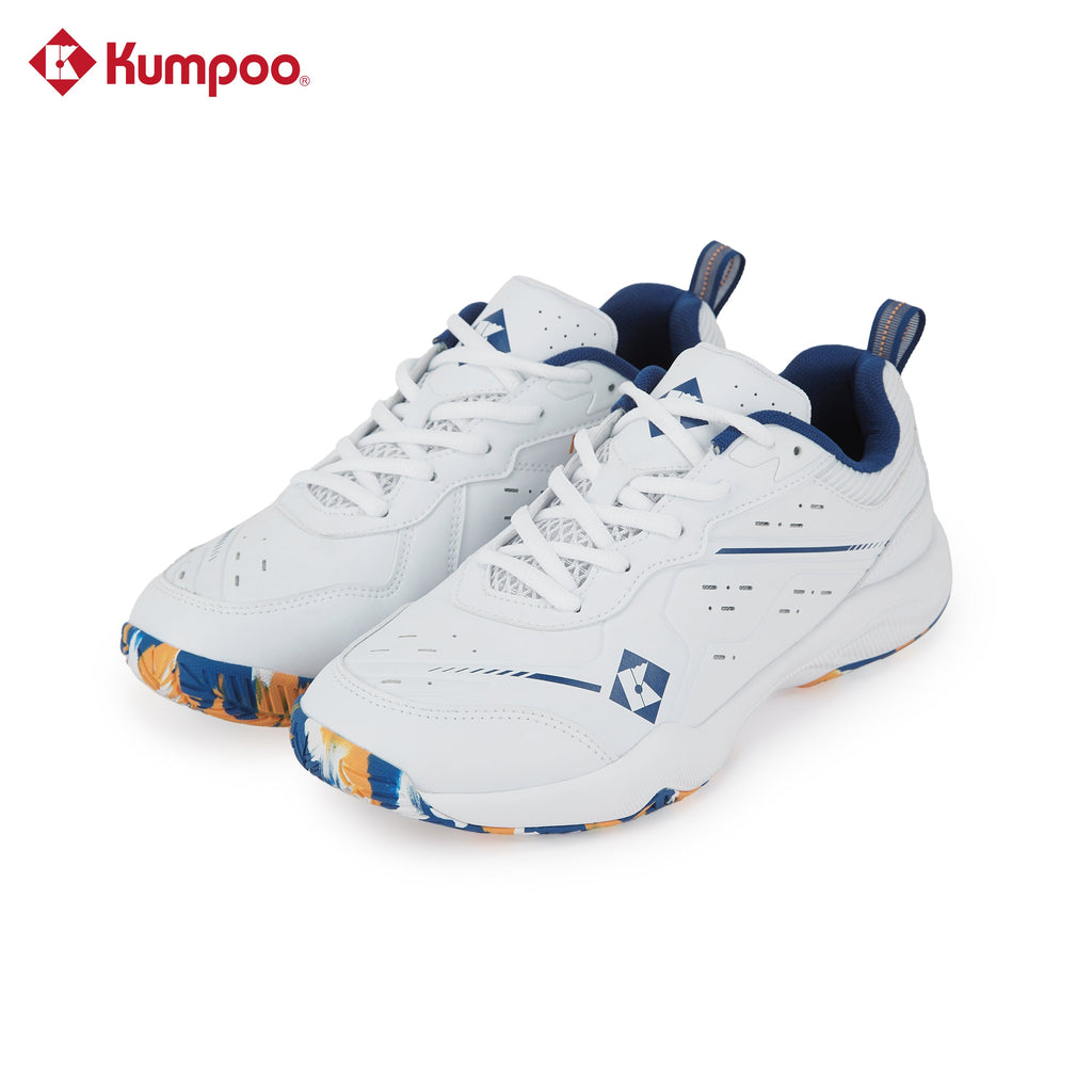 Kumpoo KH-E317 Badminton Shoe (White/Blue)