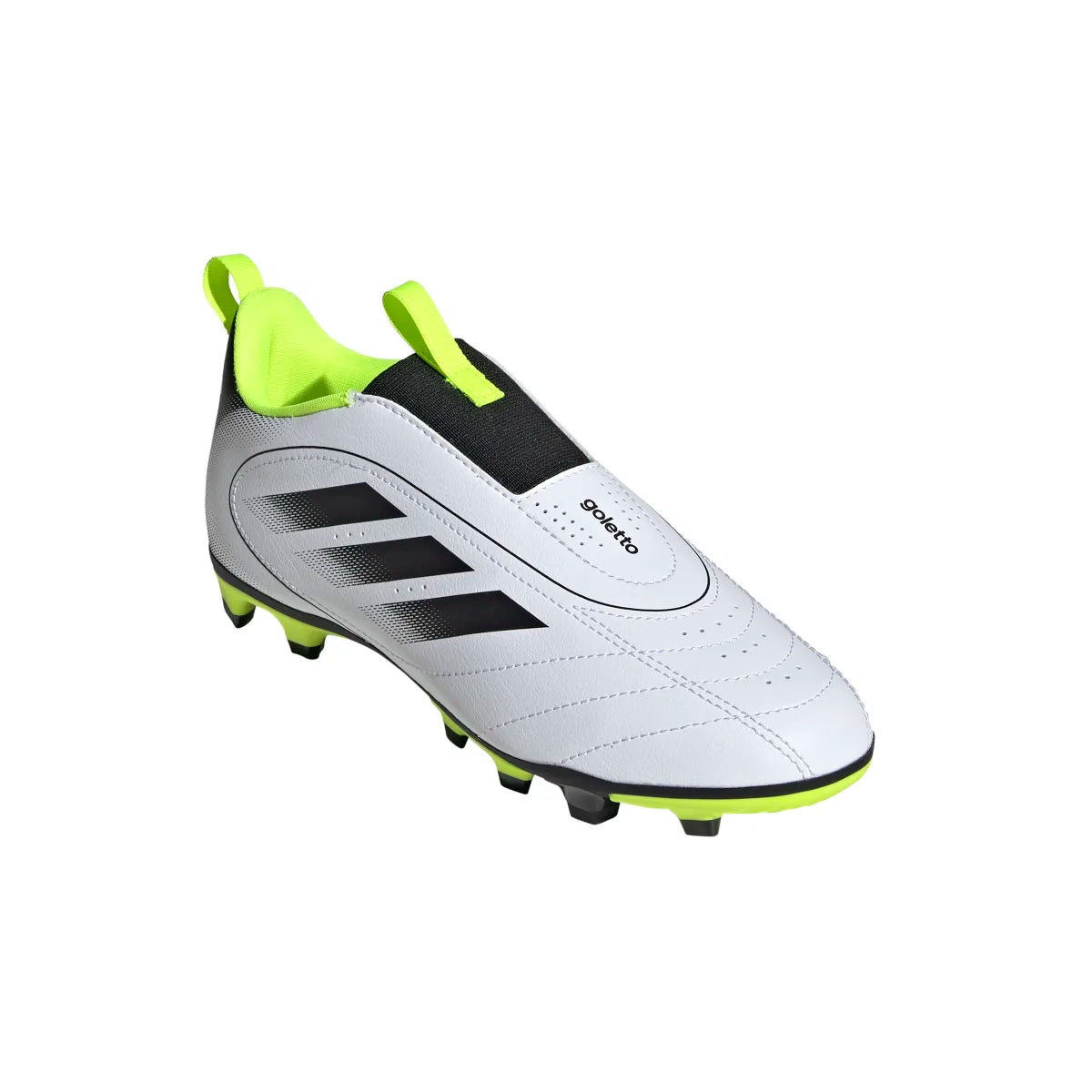 adidas Youth Goletto IX Firm/Multi-Ground Laceless Soccer Cleats