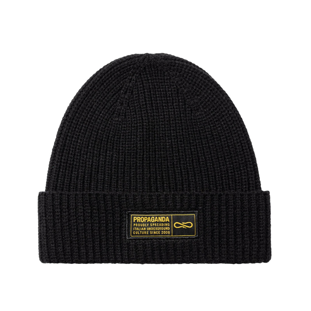 PROPAGANDA Ribbed Beanie art. 25FWPRAC824 col. Black