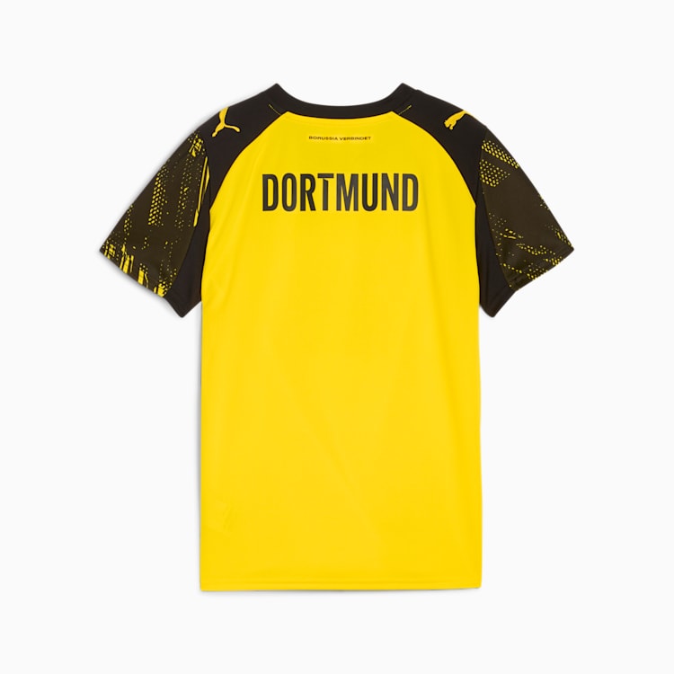 Puma Borussia Dortmund Replica Home 25/26 Big Kids' Soccer Jersey